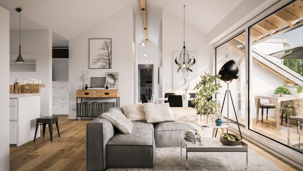 area rugs for open-concept living rooms